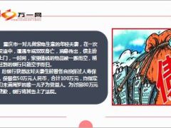 父母双亡婴儿继承百万赔款银行追债状告保险公司13页.ppt
