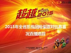 2015年全省系统团险渠道对抗赛赛况直播追踪25页.ppt
