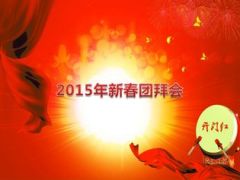 2015年新春团拜会现场投影片20页.ppt