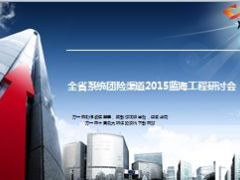 2014年团险渠道蓝海工程项目分析2015年发展规划15页.ppt
