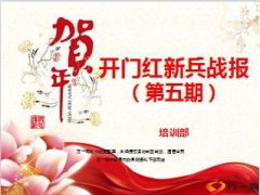 2015羊年开门红新兵战报17页.ppt