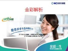 新华金彩一生产品优势话术推荐组合13页.ppt
