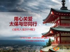 太平洋保险金佑人生2014版产品形态概述37页.ppt