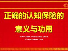 正确认知保险的意义与功用18页.ppt