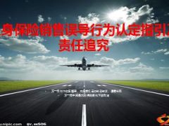 人身保险销售误导行为认定指引及责任追究18页.ppt