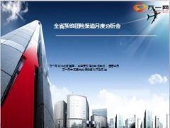 团险渠道月度分析会阶段工作安排24页.ppt