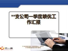 支公司一季度绩优工作总结汇报8页.ppt