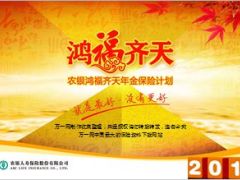 农银人寿鸿福齐天产品解析38页.ppt