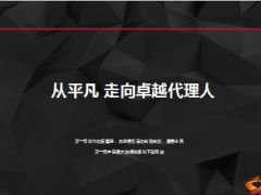 分享从平凡走向卓越代理人16页.ppt