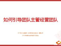如何引导团队主管经营团队46页.ppt