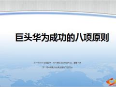 巨头华为成功的八项技巧团队管理学习36页.ppt