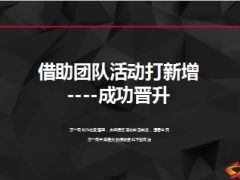 分享借助团队活动打新增成功晋升18页.ppt