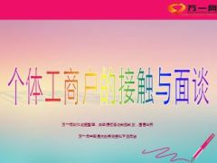 个体工商户的接触与面谈15页.ppt