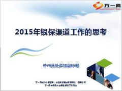 2015年银保渠道工作的思考68页.ppt