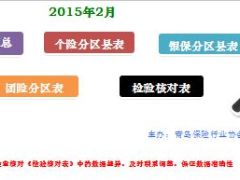 青岛寿险公司同业交流报表2015年2月.xls