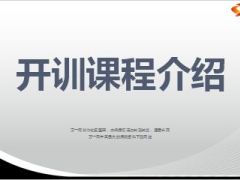 保险公司开训激励课程介绍21页.ppt