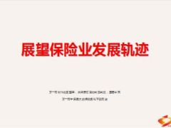 展望保险业发展轨迹15页.ppt