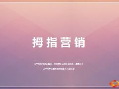 拇指营销短信微信加电约加产说会现场实战总结37页.ppt