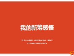公司筹备我的新筹感悟13页.ppt
