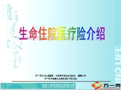 生命住院医疗险介绍宣导17页.ppt