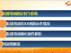衔接培训定位培训班主旨报告25页.ppt