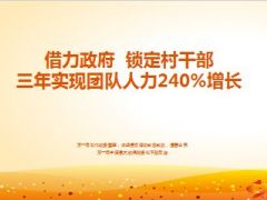 借力政府锁定村干部实现团队人力大增长39页.ppt