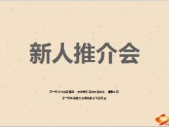 新人推介会为什么要开怎么开40页.ppt