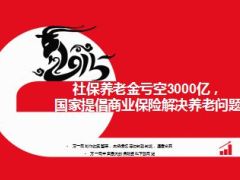 社保养老金亏空3000亿国家提倡商业保险解决养老问题11页.ppt