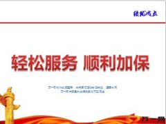 分享轻松服务顺利加保16页.ppt