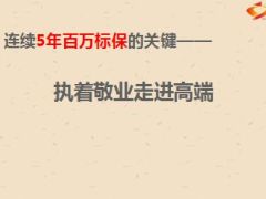 执着敬业走进高端成就连续5年百万分享39页.ppt