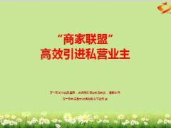 分享商家联盟高效引进私营业主31页.ppt