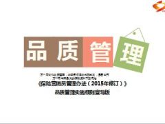 保险营销员管理办法品质管理实施细则宣导版13页.ppt