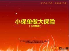 新华人寿小保单做大保险卡单销售14页.ppt