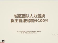 城区团队人力置换促主管津贴倍增分享42页.ppt