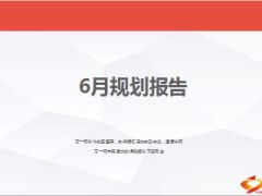 营销部月度规划报告整体经营思路13页.ppt