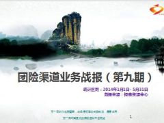 市分公司团险渠道业务战报30页.ppt