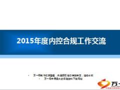 2015年度内控合规工作交流25页.ppt