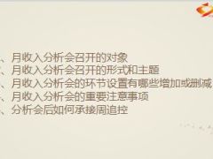 月收入分析会运作要点46页.ppt