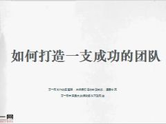 如何打造一支成功的团队35页.ppt