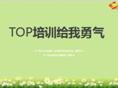 分享TOP培训给我勇气16页.ppt