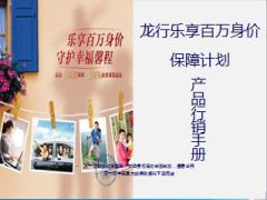建信龙行乐享百万身价产品保障计划手册66页.ppt