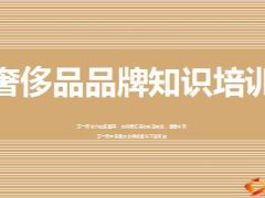 奢侈品品牌知识培训59页.ppt