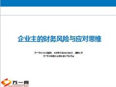 企业主的财务风险与应对思维20页.ppt