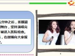 张靓颖在出道十周年演唱会的升降台上摔下21页.ppt