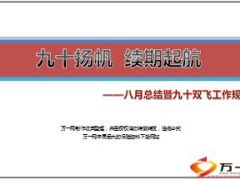 省分公司各渠道八月总结九十双飞工作规划34页.ppt