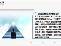 2015上半年53万人加入保险业成为营销员10页.ppt