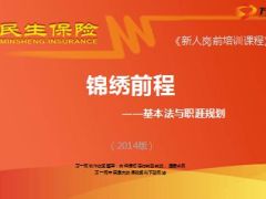 民生人寿基本法与职涯规划2014版38页.ppt