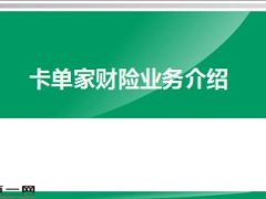 中国人寿家财险卡单业务培训课件33页.ppt
