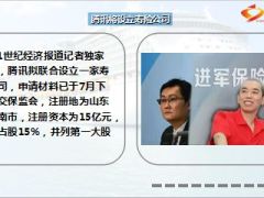 马化腾史玉柱进军保险业11页.ppt
