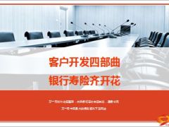 银保早会专题客户开发四部曲12页.ppt